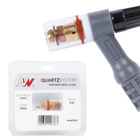 QUARTZSystem - mała soczewka dysza S, wymienne sitko 9 / 20 [na elektrodę 2.4mm]