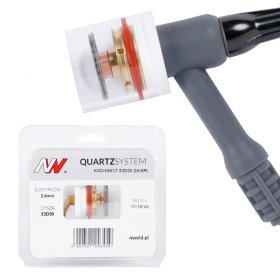 QUARTZSYSTEM - duża soczewka dysza S 17 / 18 / 26 [na elektrodę 2.4mm]