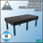 Stół spawalniczy 2400x1200mm Ø16 tradycyjny ECO siatka diagonalna na stopach #5