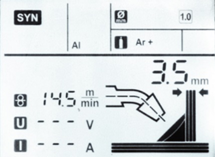 Spawarka Magnum 308 Alu synergia posiada nowoczesny i wygodny w obsłudze panel sterowania LCD