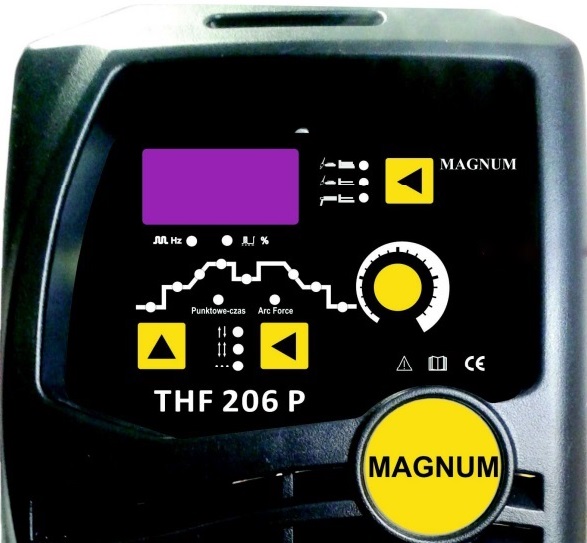 THF 206 to spawarka TIG DC z przejrzystym i funkcjonalnym panelem sterowania