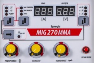 Migomat MIG 270 MMA jest bardzo prosty w obsłudze