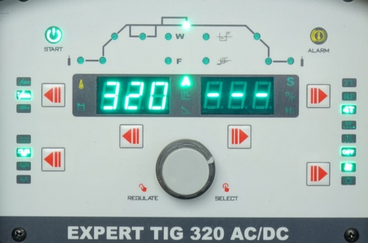 Expertig 320 acdc to profesjonalna jednocześnie łatwa w obsłudze spawarka tig